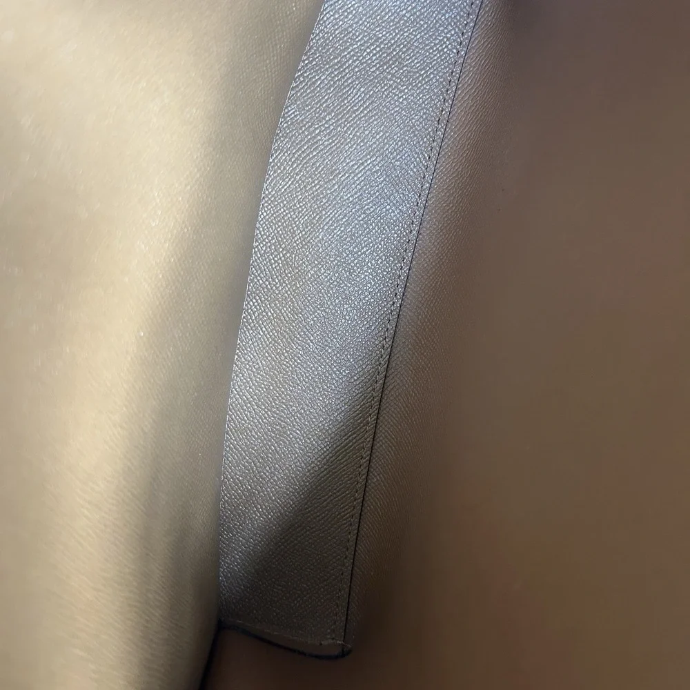 Coach Mollie Tote 25 Signature Canvas Khaki Light Saddle C4250 Crossbody Bag - Picture 7 of 11